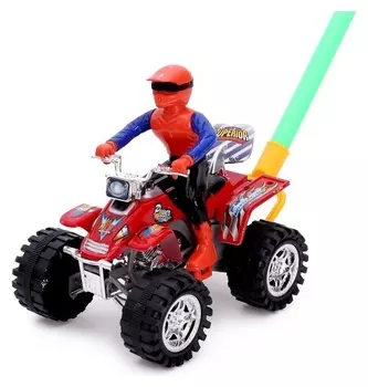 Каталка на палке «Крутой водитель на квадроцикле»