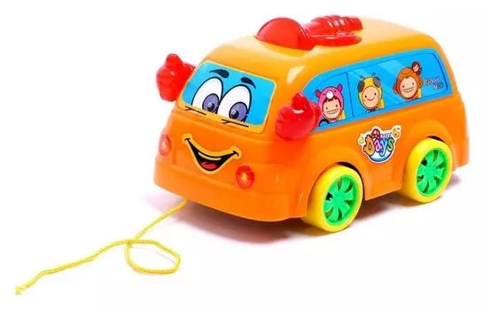 Каталка на верёвочке «Автобус»