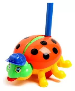 Каталка "Жучок" на палочке