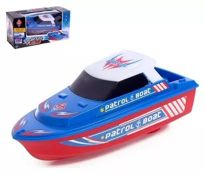 Катер «Морской патруль», плавает