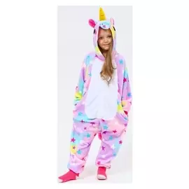 Кигуруми детский единорог со звездами рост 120 см