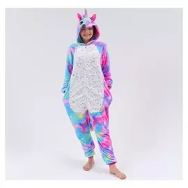 Кигуруми взрослый единорог блестящие звезды (L (171-180 см))
