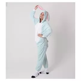 Кигуруми взрослый заяц уши в полоску 3D (S (150-160 см))