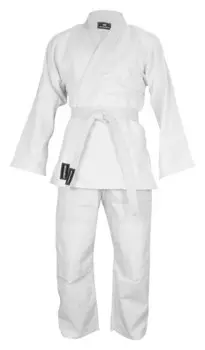 Кимоно дзюдо 425 гр/м Boybo, цвет белый, рост 130
