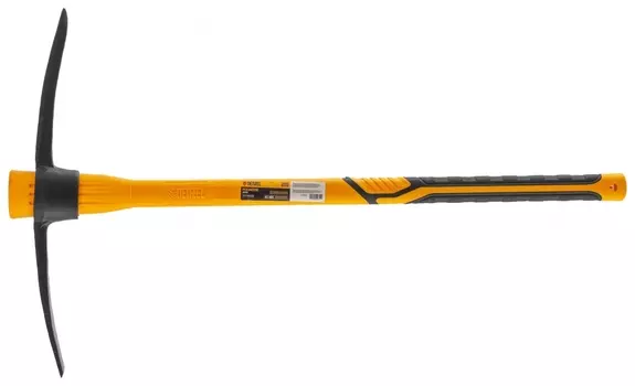 Кирка 2000 г, узкая, фиберглассовая обрезиненная рукоятка 900 мм// Denzel