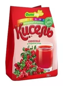 Кисель клюквенный