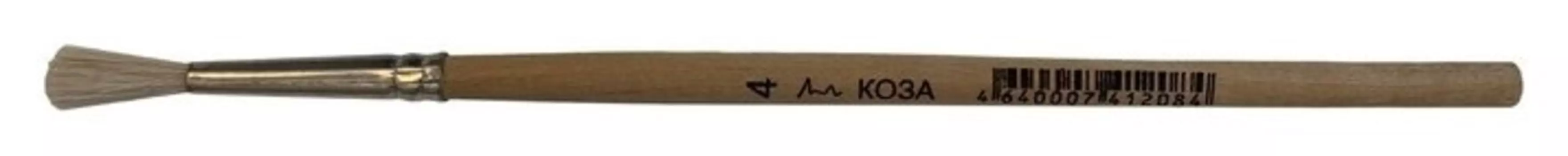 Кисть №1school,коза,круглая,№4