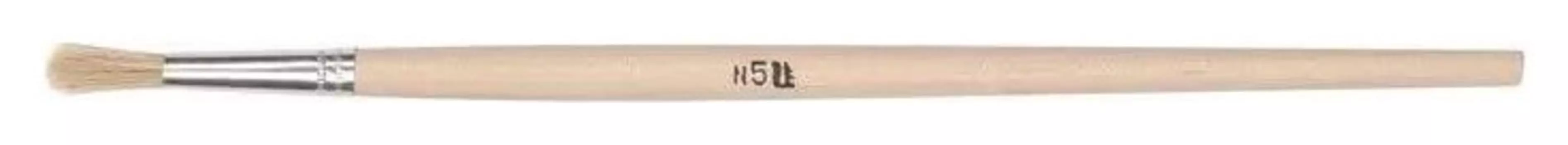 Кисть №1school, щетина, круглая, N5