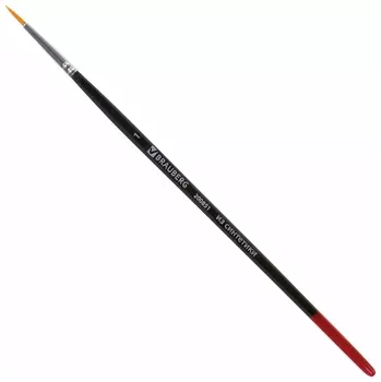 Кисть Brauberg синтетика, круглая, №1, 200851
