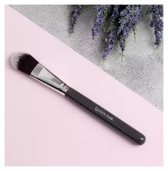 Кисть для макияжа 17 см, цвет серый