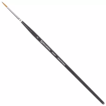 Кисть художественная проф. Brauberg ART Classic, синтетика мягкая под колонок, кругл, № 2, кор руч, 200687