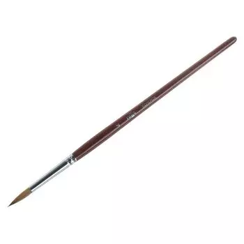 Кисть колонок, круглая №4, «Гамма»