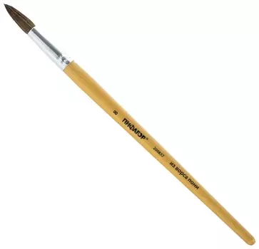 Кисть пифагор, пони, круглая, № 8, 200837