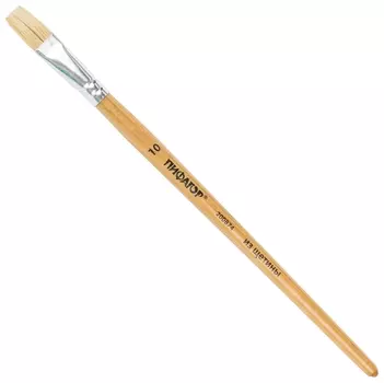 Кисть пифагор, щетина, плоская, № 10, 200874