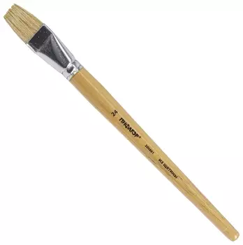 Кисть пифагор, щетина, плоская, № 24, 200881
