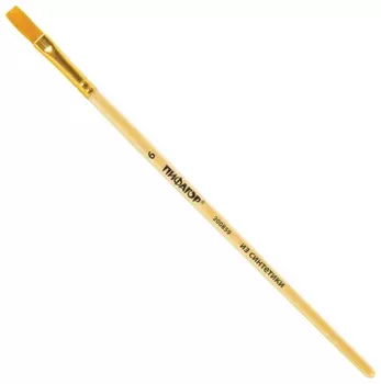 Кисть пифагор, синтетика, плоская, № 6, 200859