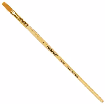 Кисть пифагор, синтетика, плоская, № 7, 200860