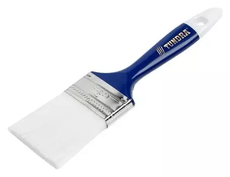 Кисть плоская Tundra, искусственная щетина, пластиковая рукоятка, 2", 50 мм