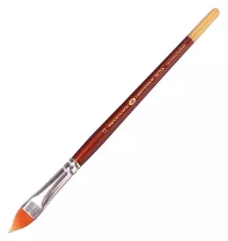 Кисть синтетика "Кошачий язык" ЗХК Decola №12 (11.5 мм)