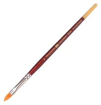 Кисть синтетика "Кошачий язык" ЗХК Decola № 6 (5.5 мм)