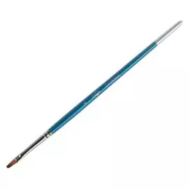 Кисть синтетика, плоская №4, «Гамма»