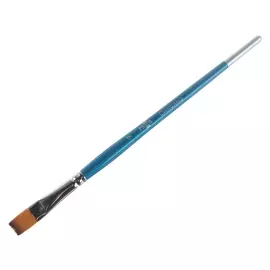 Кисть синтетика, плоская №9, «Гамма»