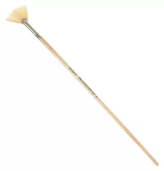 Кисть веерная «Сонет» № 4, щетина, длинная ручка