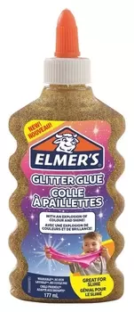 Клей для слаймов Elmers с золотыми блестками, 177 мл (1 слайм), 2077251