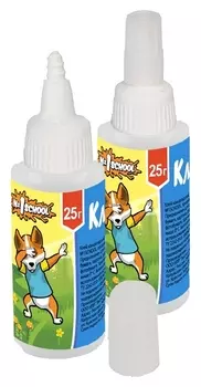 Клей канцелярский 25 мл №1 School, прозрачный