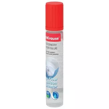 Клей канцелярский силикатный с силиконовым наконечником