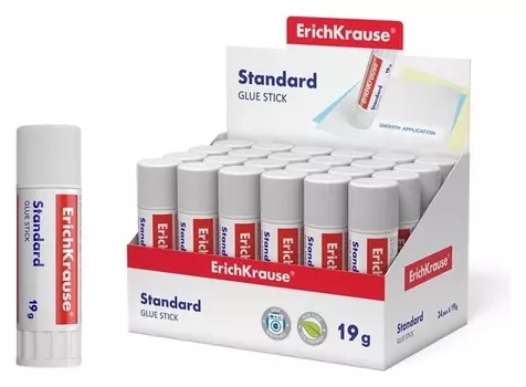 Клей-карандаш 19 г, Erichkrause Standard