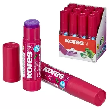 Клей-карандаш 8г Kores Chameleon (Исчезающий цвет) 16802