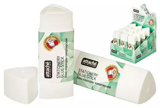 Клей-карандаш Attache Selection 15г треугольный