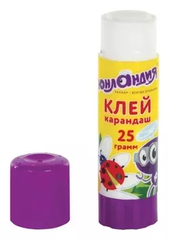 Клей-карандаш "ЮНЛАНДИК И БОЖЬЯ КОРОВКА", улучшенный