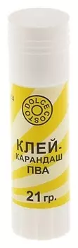 Клeй-карандаш PVA 21 г, Dolce Costo