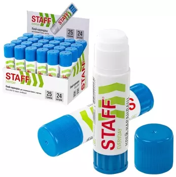 Клей-карандаш Staff Everyday, 25 г, 228664