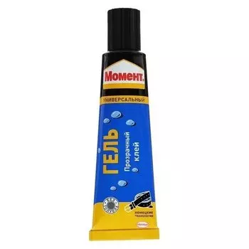 Клей Момент Гель прозрачный водостойкий