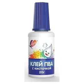 Клей ПВА Луч 20г с кисточкой