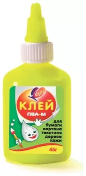 Клей ПВА-М Луч (Бумага, картон, кожа, ткань, дерево)