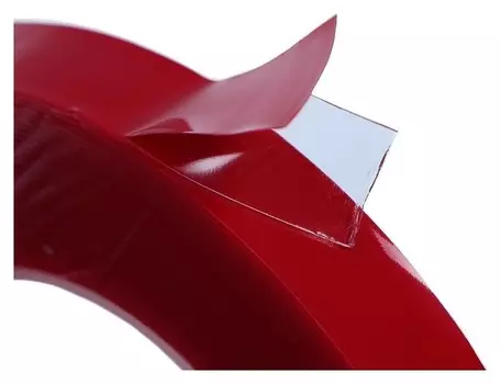 Клейкая лента Cartage, прозрачная, двусторонняя, акриловая, 8 мм X 5 м