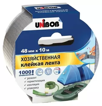 Клейкая лента хозяйственная Unibob 48мм х 10м