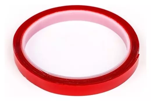 Клейкая лента Torso, прозрачная, двусторонняя, акриловая, 10 мм X 2 м