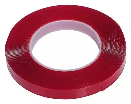 Клейкая лента Torso, прозрачная, двусторонняя, акриловая, 15 мм X 10 м