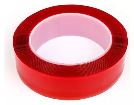 Клейкая лента Torso, прозрачная, двусторонняя, акриловая, 30 мм х 5 м