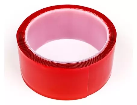 Клейкая лента Torso, прозрачная, двусторонняя, акриловая, 40 мм X 2 м