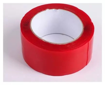 Клейкая лента Torso, прозрачная, двусторонняя, акриловая, 50 мм х 5 м