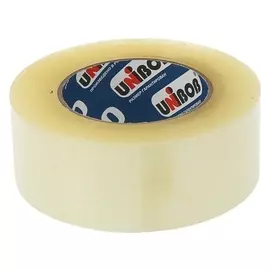 Клейкая лента упаковочная 48мм х198м Unibob прозрачная