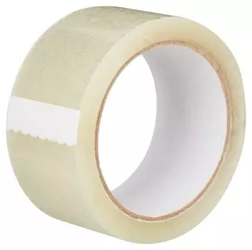 Клейкая лента упаковочная 48мм х 66м, прозрачная, 45мкм, 72шт/уп