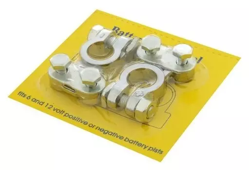 Клемма АКБ универсальная, набор 2 шт. к-005