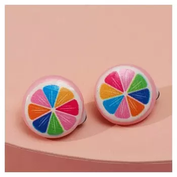 Клипсы детские "Выбражулька" апельсин